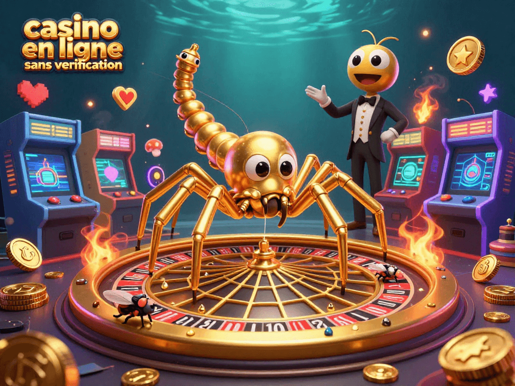 Pariez sans vérification avec les machines à sous et une ambiance de casino animée.