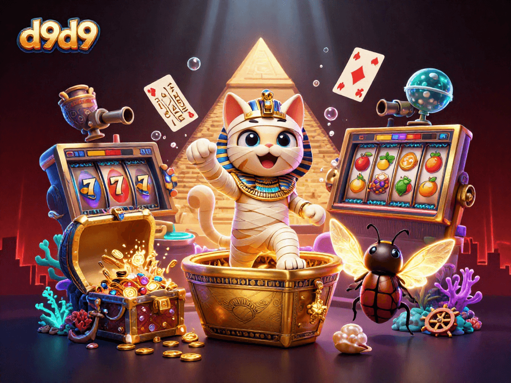 Maglaro sa d9d9 at manalo gamit ang masuwerteng simbolo ng slot sa makulay na mundo ng casino.